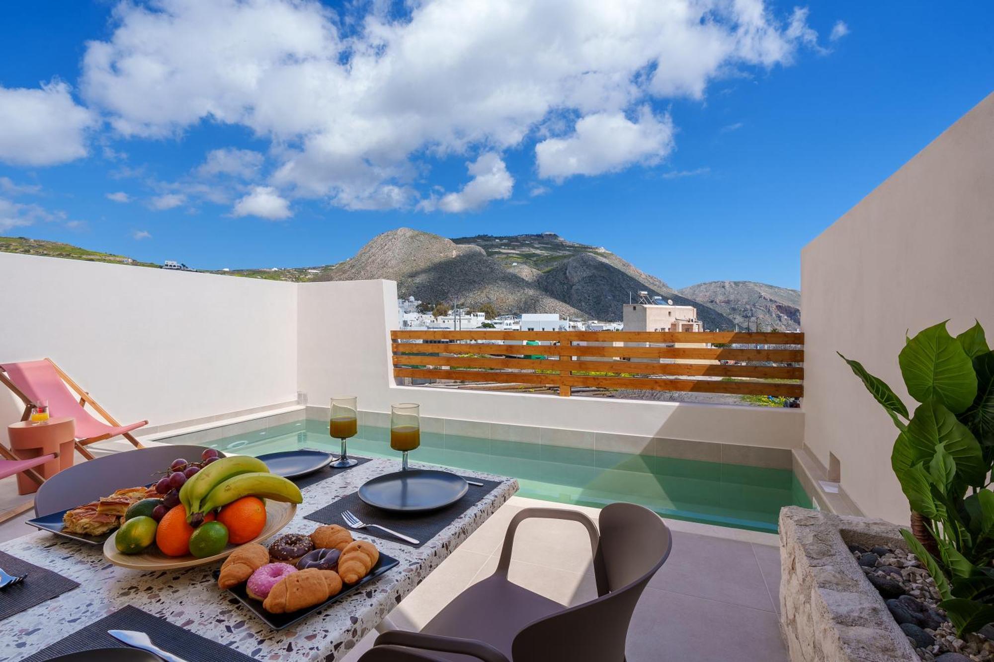 Sugarwhite Suites With Private Not Heated Pool Emporio  Luaran gambar